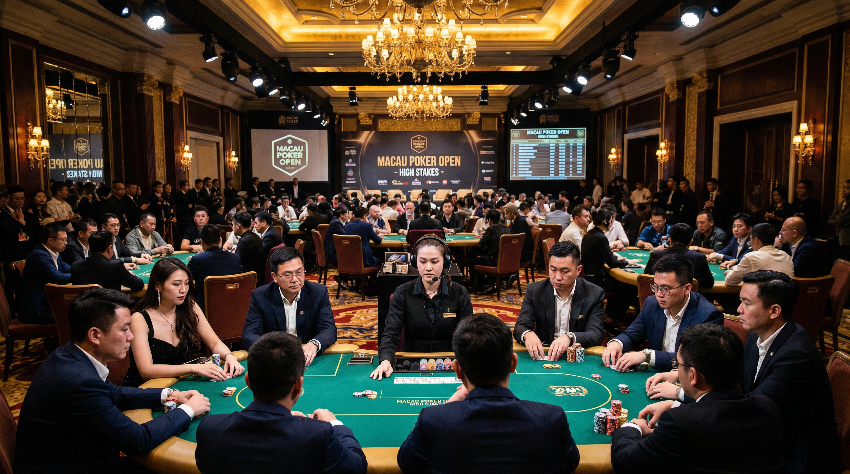 澳门德州扑克国际锦标赛现场